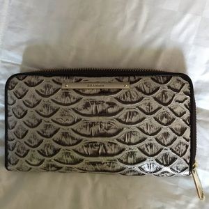 Brahmin zipped wallet